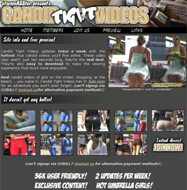 Hundreds of HQ candid tight videos for all fans of kinky fetish candids